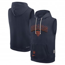 Худи без рукавов Chicago Bears Nike Navy Sideline Standard Issue Dri-FIT