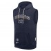 Худи без рукавов Dallas Cowboys Nike Navy Sideline Standard Issue Dri-FIT