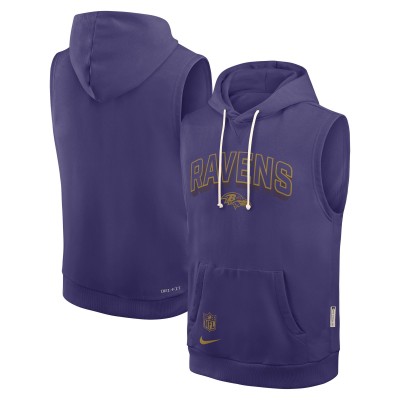 Толстовка Baltimore Ravens Nike Purple Sideline Standard Issue Dri-FIT Sleeveless