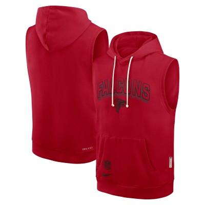 Майка с капюшоном Atlanta Falcons Nike Red Sideline Standard Issue Dri-FIT