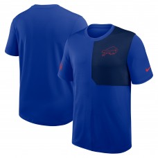 Футболка Buffalo Bills Nike Royal Sideline UV Performance Coach Футболка Buffalo Bills Nike Royal Sideline UV Performance Coach