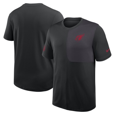 Arizona Cardinals Nike Black Sideline UV Performance Coach Shirt