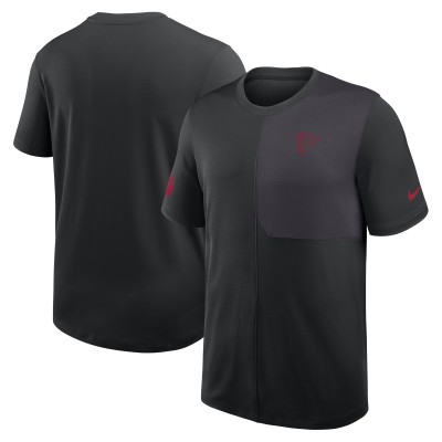 Футболка Atlanta Falcons Nike Black Sideline UV Performance Coach