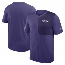 Футболка Baltimore Ravens Nike Purple Sideline UV Performance Coach