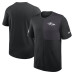 Baltimore Ravens Nike Black Sideline UV Dri-Fit Coach Shirt