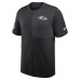 Baltimore Ravens Nike Black Sideline UV Dri-Fit Coach Shirt