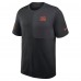 Футболка Cincinnati Bengals Nike Black Sideline UV Performance Coach