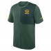 Футболка Green Bay Packers Nike Green Sideline UV Performance Coach
