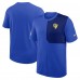 Los Angeles Rams Nike Sideline UV Performance Coach Shirt - Royal Los Angeles Rams Nike Sideline UV Performance Coach Shirt - Royal