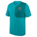 Футболка Miami Dolphins Nike Aqua Sideline UV Performance Coach