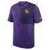 Minnesota Vikings Nike Purple Sideline UV Performance Coach Shirt