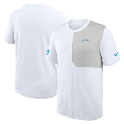Футболка Los Angeles Chargers Nike White Sideline UV Performance Coach