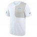 Футболка Los Angeles Chargers Nike White Sideline UV Performance Coach