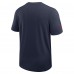 New England Patriots Nike Navy Sideline UV Performance Coach Shirt