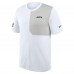 New York Jets Nike White Sideline UV Dri-Fit Coach Shirt