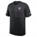 Las Vegas Raiders Nike Black Sideline UV Performance Coach Shirt