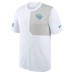 Jacksonville Jaguars Nike White Sideline UV Performance Coach Shirt