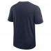 Seattle Seahawks Nike College Navy Sideline UV Performance Coach Shirt