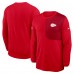 Футболка с длинным рукавом Kansas City Chiefs Nike Red Sideline Coach UV Dri-FIT