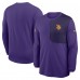 Футболка с длинным рукавом Minnesota Vikings Nike Purple Sideline Coach UV Dri-FIT