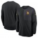 Футболка с длинным рукавом Minnesota Vikings Nike Black Sideline Coach UV Dri-FIT