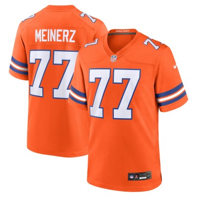 Игровая джерси Denver Broncos Quinn Meinerz Nike Orange Alternate Game