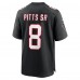 Игровая джерси Atlanta Falcons Kyle Pitts Sr. Nike Black Alternate Game