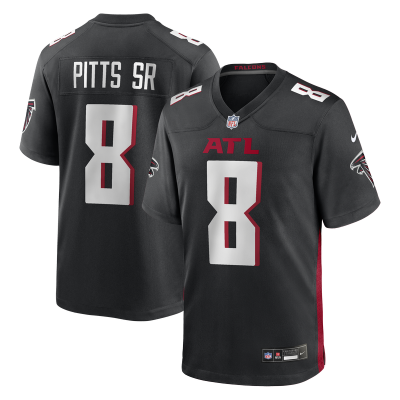 Джерси Atlanta Falcons Kyle Pitts Sr. Nike Black Team Game