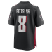Джерси Atlanta Falcons Kyle Pitts Sr. Nike Black Team Game