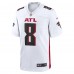 Игровая джерси Atlanta Falcons Kyle Pitts Sr. Nike White White Game