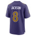 Джерси Baltimore Ravens Lamar Jackson Nike Purple Alternate Game