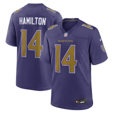 Джерси Baltimore Ravens Kyle Hamilton Nike Purple Alternate Game Джерси Baltimore Ravens Kyle Hamilton Nike Purple Alternate Game
