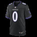 Джерси Baltimore Ravens Roquan Smith Nike Black Alternate Game