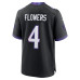 Джерси Baltimore Ravens Zay Flowers Nike Black Alternate Game