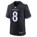 Джерси Baltimore Ravens Lamar Jackson Nike Black Alternate Game