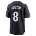 Джерси Baltimore Ravens Lamar Jackson Nike Black Alternate Game