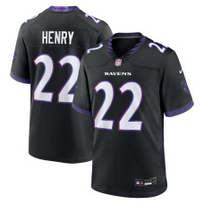 Джерси Baltimore Ravens Derrick Henry Nike Black Alternate Game Джерси Baltimore Ravens Derrick Henry Nike Black Alternate Game