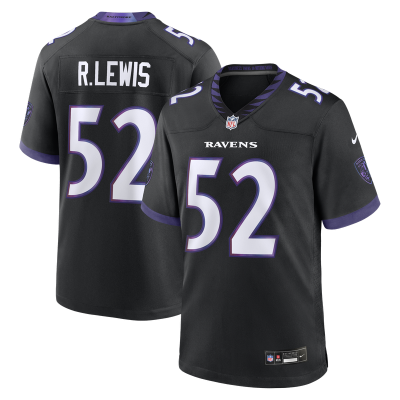 Джерси Baltimore Ravens Ray Lewis Nike Black Alternate Retired Game