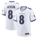 Джерси Baltimore Ravens Lamar Jackson Nike White Game Джерси Baltimore Ravens Lamar Jackson Nike White Game