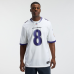 Джерси Baltimore Ravens Lamar Jackson Nike White Game