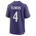 Джерси Baltimore Ravens Zay Flowers Nike Purple Team Game