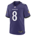 Джерси Baltimore Ravens Lamar Jackson Nike Purple Team Game