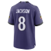 Джерси Baltimore Ravens Lamar Jackson Nike Purple Team Game