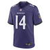Джерси Baltimore Ravens Kyle Hamilton Nike Purple Team Game