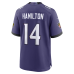 Джерси Baltimore Ravens Kyle Hamilton Nike Purple Team Game