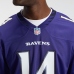 Джерси Baltimore Ravens Kyle Hamilton Nike Purple Team Game