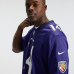 Джерси Baltimore Ravens Kyle Hamilton Nike Purple Team Game