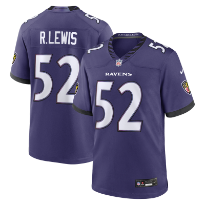 Джерси Baltimore Ravens Ray Lewis Nike Purple Team Retired Game