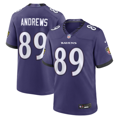 Джерси Baltimore Ravens Mark Andrews Nike Purple Team Game