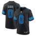 Джерси Detroit Lions Jahmyr Gibbs Nike Black 2nd Alternate Game Player